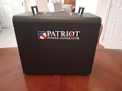 Portable Patriot Power Generator 1500 + 2 Portable Solar Panels 120V-12V-USB Out