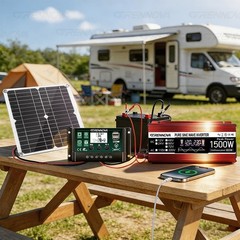 Grennova 1500W Real Power Solar Kit 30W 60A MPPT Pure Sine Off-Grid Home Camping