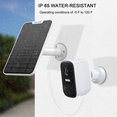 [Updated Version] 4W Solar Panel Charging Compatible with Eufycam 2C/2C Pro/2…