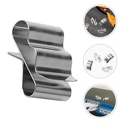 30 Pcs Photovoltaic Wire Clips Stainless Steel Cable Clamps For Solar Panel