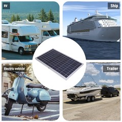 Solar Panel Controller Kit 100W Aluminum Frame Solar Panel Charger And 12V