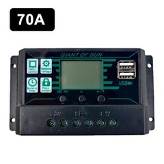 10A-100A MPPT Solar Panel Regulator Charge Controller 12V/24V Focus Tracking