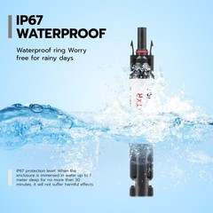 Solar Panel Inline Fuse Holder, 10A-30A PV Fuse Inline Universal Fit Fuse Con…