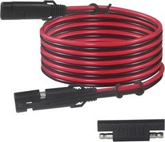 SAE 16AWG Heavy Duty 6FT Battery Charger Extension Cord Quick Disconnect