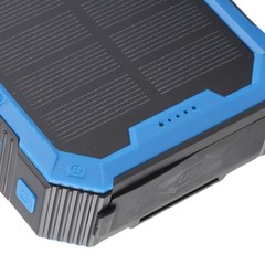 Solar Power Bank 36800mAh 34LEDs 4 USB Output Type C Micro Input Solar External