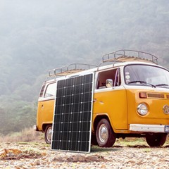 100W Flexible Solar Panel Monocrystalline Solar Module Charger for RV Roof Boat
