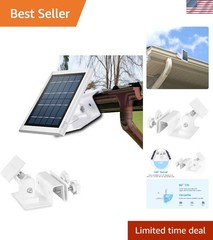 Weatherproof Aluminum Gutter Mount for Ring Solar Panel – Adjustable & Durable
