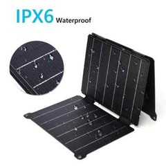 Solar Folding Charger Panel Outdoor Power Bank Support Fast Charging Off Grid