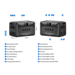BLUETTI Apex 300 Portable Power Station 13004.8Wh + QTY 2 OF B500K Batteries