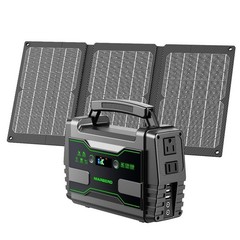 MARBERO Solar Generator 155Wh with 30W Solar Panel UL Certified