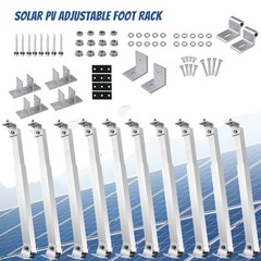 Solar Panel Mounting Brackets Kit Ground Mount Bracket Roof Surface Adjustable