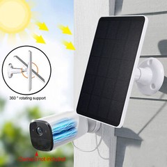 Solar Panel 4W Battery Charger Micro USB Camera Charging Solar Panel White
