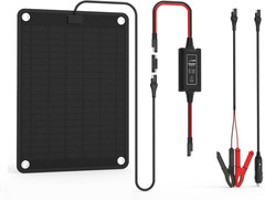 Solar Battery Charger Maintainer,Dump Trailer Battery Charger, Battery Mainta…