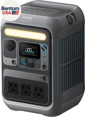Portable Power Station SOLIX C300, 288Wh Lifepo4 Battery, 300W (600W Surge) Sola