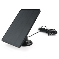 Universal Solar Panel Charger Kit For Ring Spotlight Stick Up Camera Doorbell DC