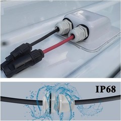 Durable Solar Cable Entry Gland 2mm² to 6mm² with Seals for Easy Installation