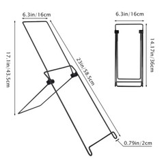 2Pcs Solar Panel Mounting Bracket Quick Angle Adjustment Metal Hardware Foldable