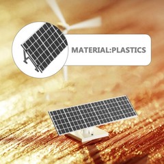 Mini Solar Model Miniature Photovoltaic Board Diorama Street Panels Toy