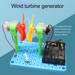Luminous Wind Turbine Assembly Kit for Learning Renewable Energy Concepts