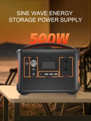 Portable Energy Storage Battery 500W 153600MAH for Outdoor Camping