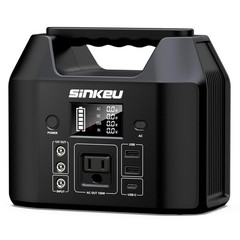 Portable Power Station 122.8Wh, LiFePO4 Battery Solar Generator for Home Use,…