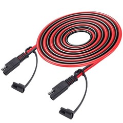 15ft SAE To SAE Battery Cable 14AWG Tender Terminal Connector Extension Cord USA