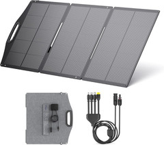 150W Portable Solar Panels with Kickstands, IP68 Waterproof Solar Charger with M