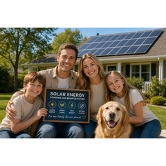 AeternaSol 5Pack 100W Solar Panel Mono 18V N-Type PV Off-Grid RV Home Roof Boat