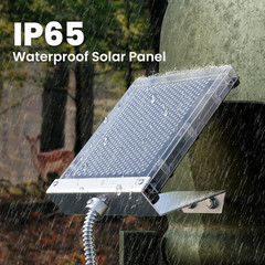 12V Solar Panel for Deer Feeder: 1.7W Waterproof Solar Battery Charger with Moun