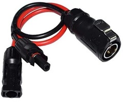 10AWG 2 Pin Power Industrial Circular Connector，for Furrion,Solar 1m/3.3ft