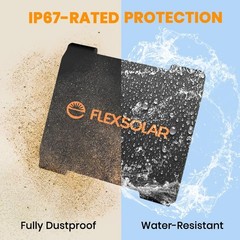 20W Portable Solar Panel Charger – USB-A & USB-C, Waterproof, Foldable for Campi