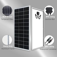 150 Watt 12Volt Solar Panel Kit for RV Home Boat Off-Grid System 150W solar kit
