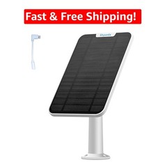 Eufycam Compatible Solar Panel with 13.1ft Cable – Weather-Resistant Design