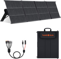 200W Portable Solar Panel for Power Station 25% Efficiency HPBC Cells ETFE Folda