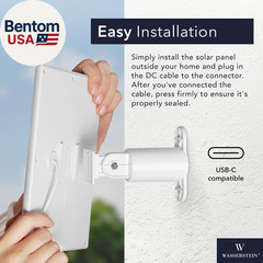 Solar Panel Compatible with Ring Spotlight Cam/Plus/Pro Battery, Stick up Cam/Pr