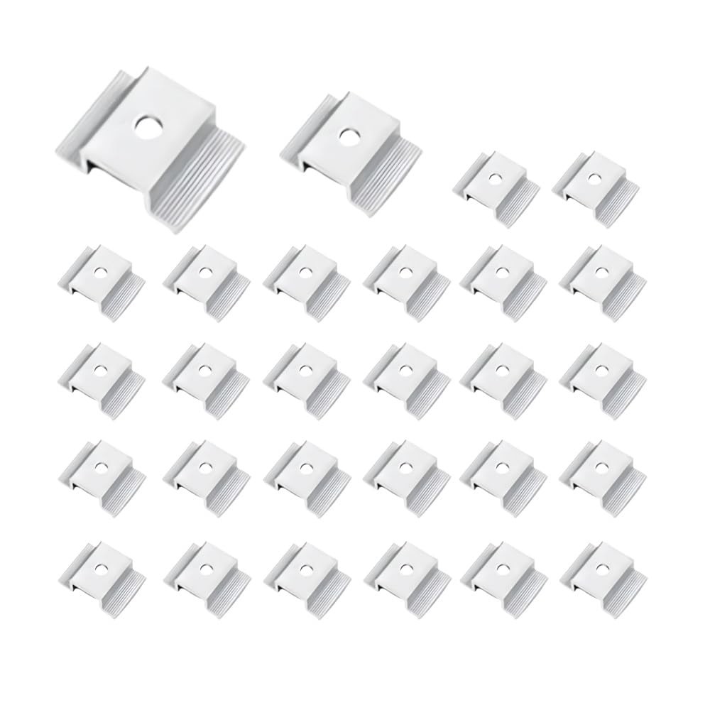 alptaoveture Solar Panel Mid Clamps Solar Panel Bracket Aluminum Solar Mid Cl…