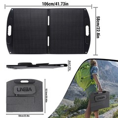 200W 100W PV Foldable Solar Panel Kit Solar Charger for RV Camper Power Station