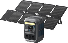 Anker Solar Generator SOLIX C300 with 60W Solar Panel, 288Wh Portable Power Stat