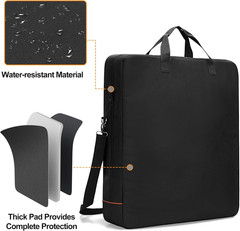 Solar Panel Storage Bag with Bright Lining, Carry Case for 100W 200W Foldable