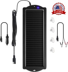 Kit de panel solar de 12V 1.5W Controlador de cargador de batería Para Carros