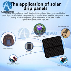 10PCS/set 2V 160mA 50*50MM Solar Panel DIY Monocrystalline Silicon For Lawn Lamp