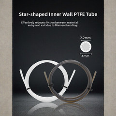 Robust PTFE Feeding Tube 1.75mm for Long Life For 3D Printer Operation