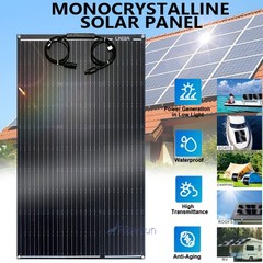 400W Solar Panel Kit Battery Charger & 30A Controller For Car Van Caravan Boat