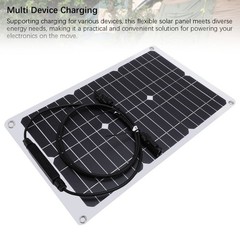 30W 18V Flexible Solar Panel High Efficiency Portable Bendable Monocrystall CEFU