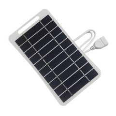 5V 2W USB Solar Panel Charger for Charging Phones Weather Resistant Charger