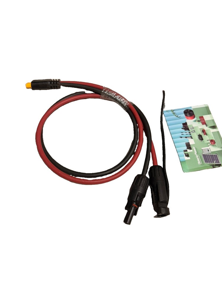 COMeap 2FT 10AWG XT60 Female to Solar Panel Extension Adapter Cable for EcoFlow