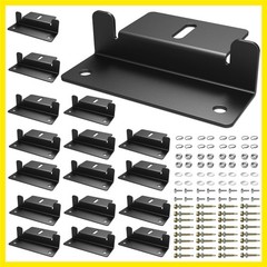 16 PCS Solar Panel Mounting Z Brackets,Lightweight Aluminum Solar Panel Mount…