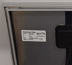 Smart Solar Amorphous Solar Panel M/N 2020AS1, 1.5-watt, Small Panel