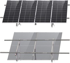 Upgraded Galvanized Steel Solar Panel Mounting System for Open Spaces & Sheds