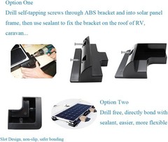 Panel Mounting Brackets ABS Corner Bracket Kit 7PCS, Drill-Free Widely Used on R